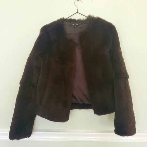 Theory Rabbit Fur Jacket - Picture 2 of 4